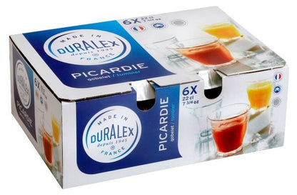 Picardie Clear Tumbler 200ml set6