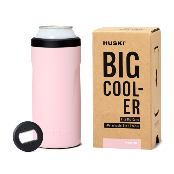 Huski Big Can Cooler Powder Pink