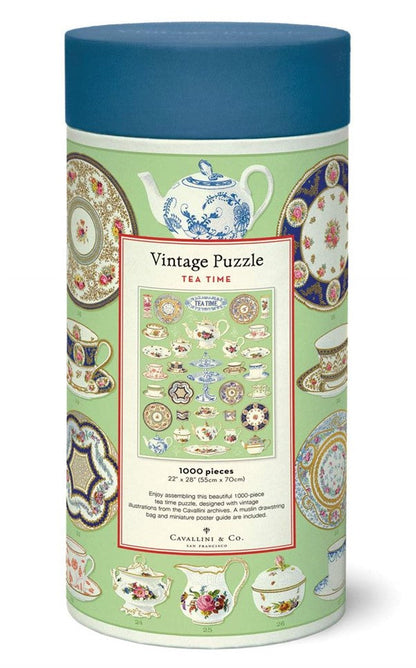 Vintage Jigsaw Tea Time