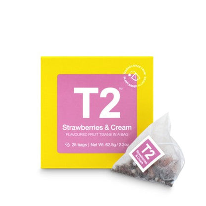 T2 Strawberries & Cream Bags