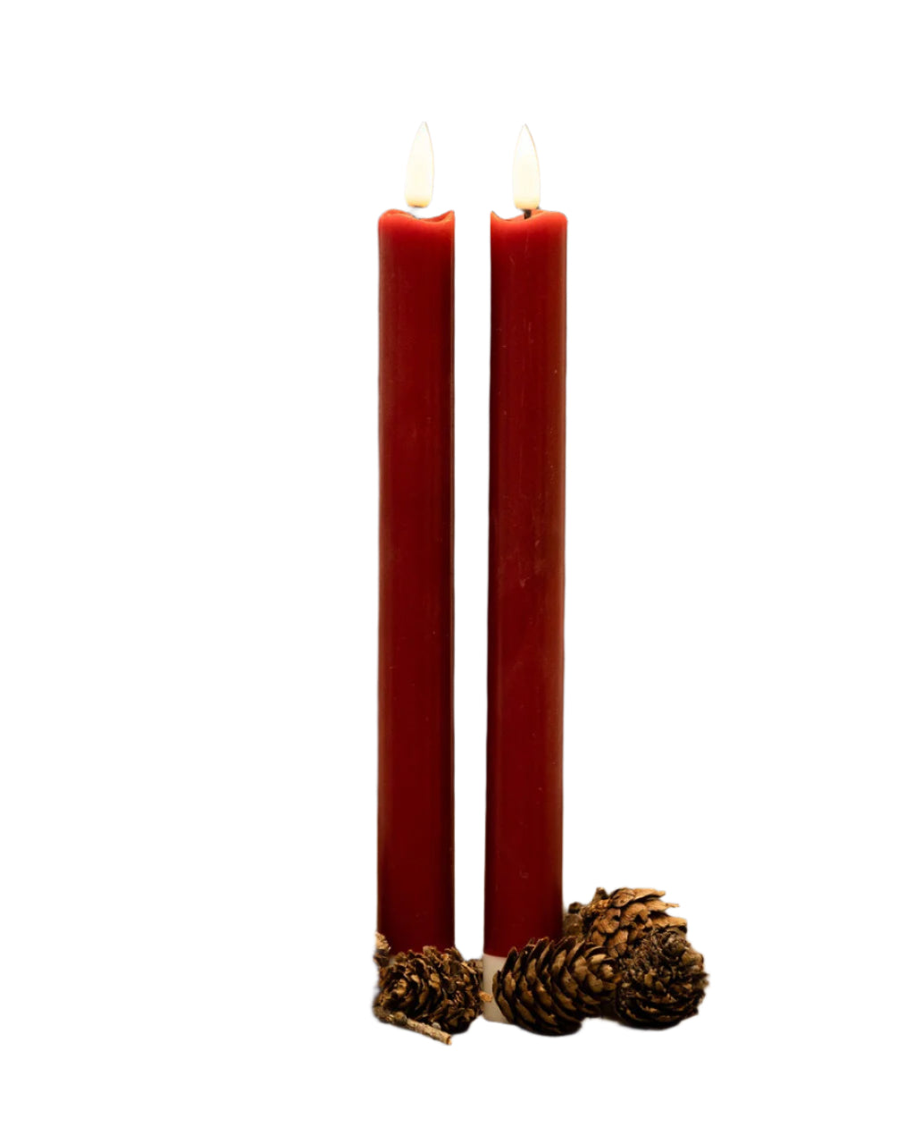 Red LED Table Candle 2pack