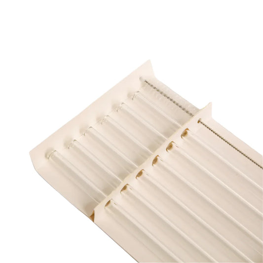 Reusable Glass Straws Set6 Straight Clear