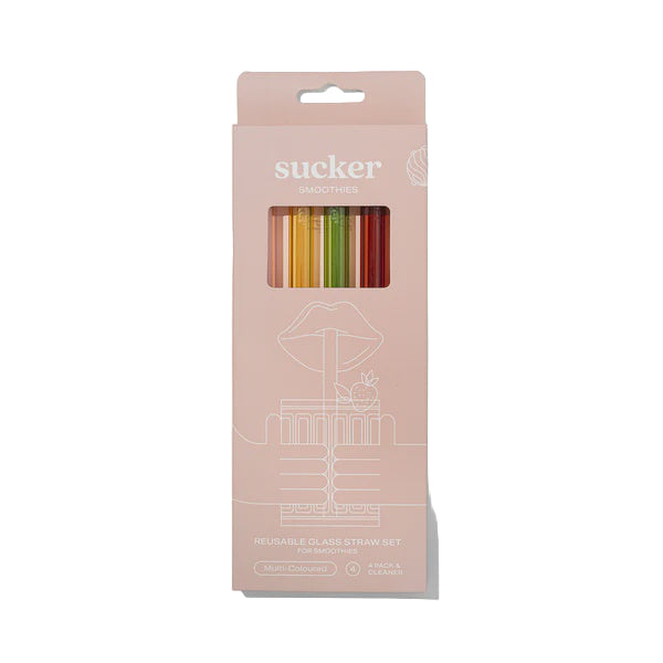 Smoothie Glass Straws Multi