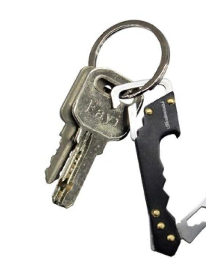 Black Multi Tool Keyring