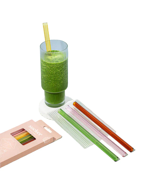 Smoothie Glass Straws Multi