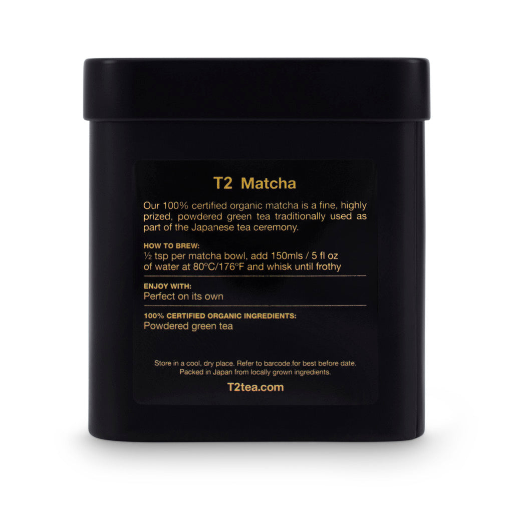 T2 Matcha Powdered Green Tea Tin