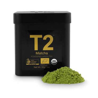 T2 Matcha Powdered Green Tea Tin
