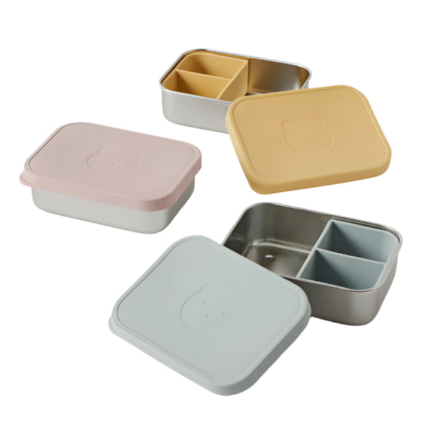 Rune Bento Box with Silicone Lid - Musk