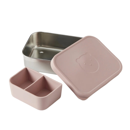 Rune Bento Box with Silicone Lid - Musk