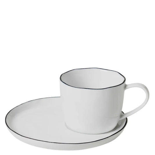 Salt Cup & Saucer