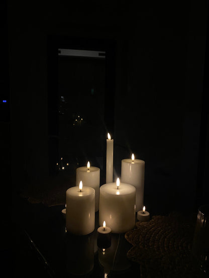 Classic Ivory LED Candle 12.5cm x 7.5cm