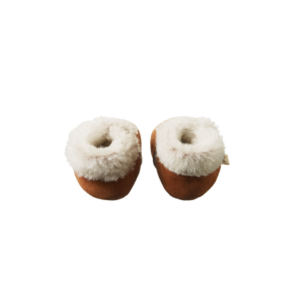 Lambskin Booties Cinnamon