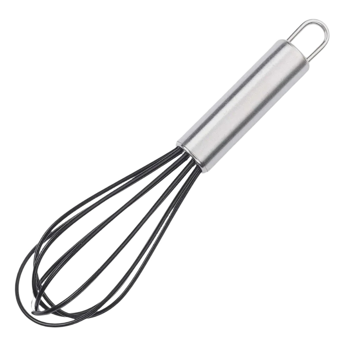 Mini Whisk With Silicone Black