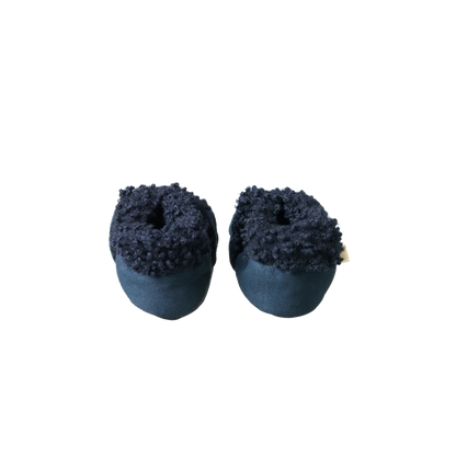 Lambskin Booties Navy