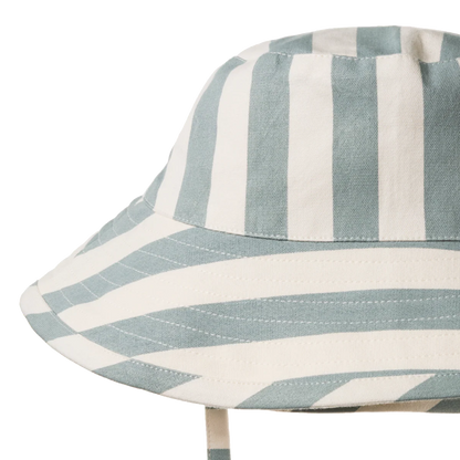 Holiday Sunhat Star Dew Stripe