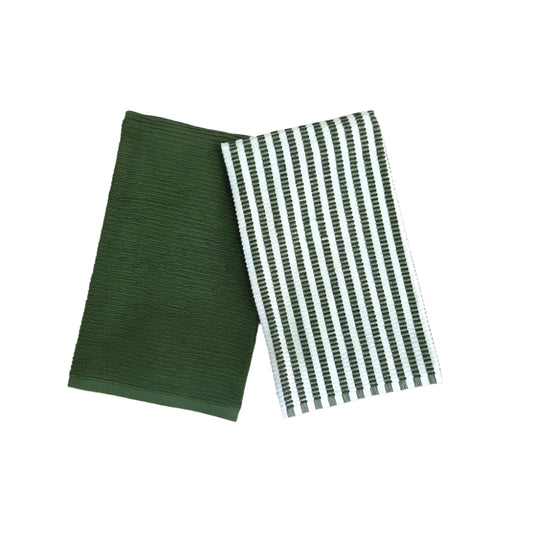 Ribbed Tea Towel Herb