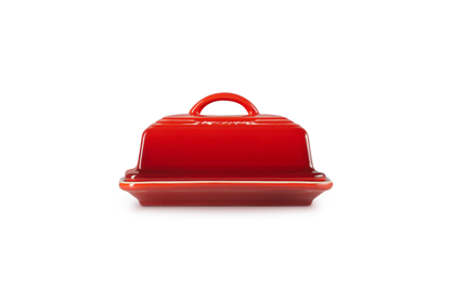 LC Butter Dish Cerise