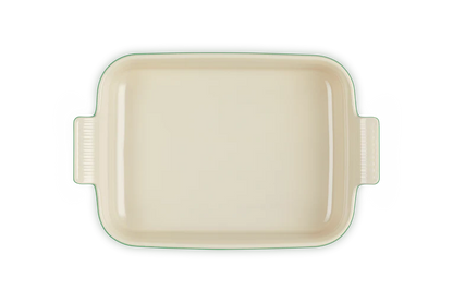 Heritage Rect Dish 32cm Bamboo Green