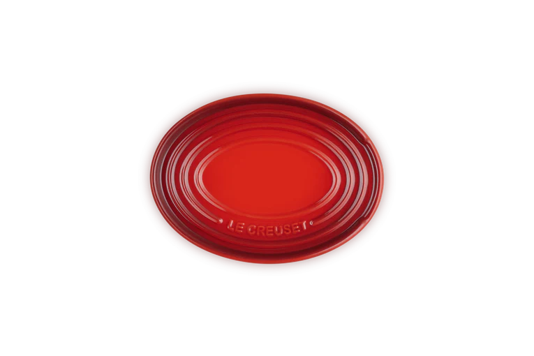 Oval Spoon Rest Cerise