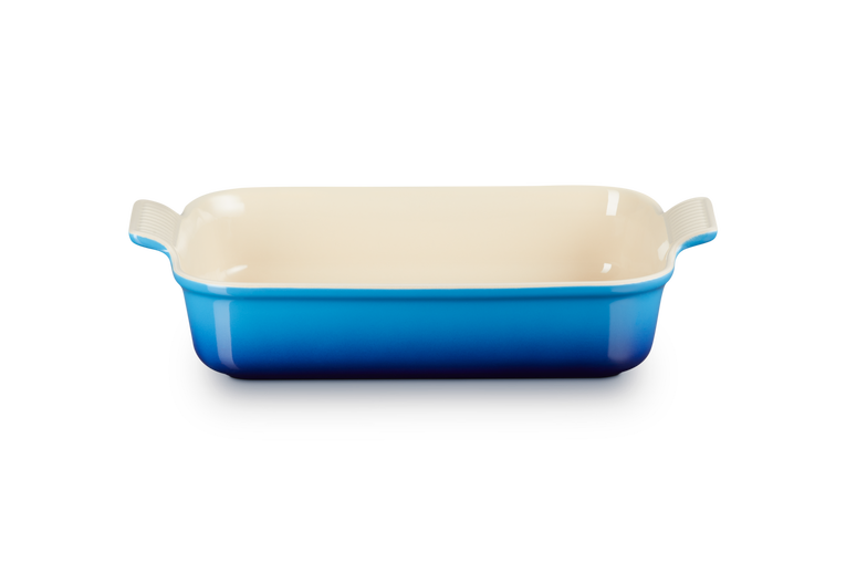 Heritage Rect Dish 32cm Azure Blue