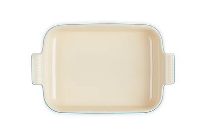 Heritage Rect Dish 32cm Azure Blue