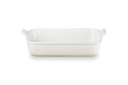 Heritage Rect Dish 32cm Meringue