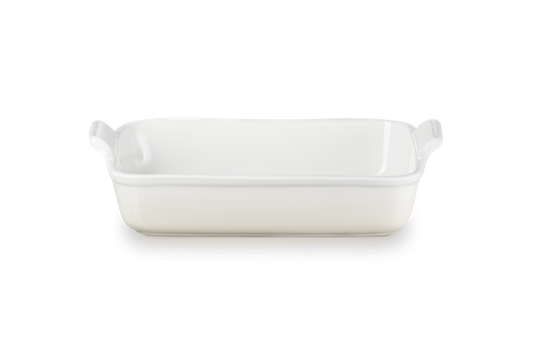 Heritage Rect Dish 32cm Meringue